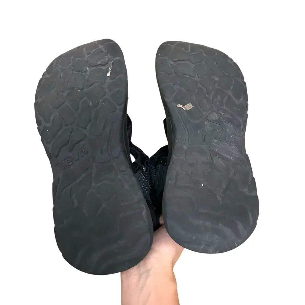 Teva Black Terra Fi 5 Universal Sandals Sz 9
